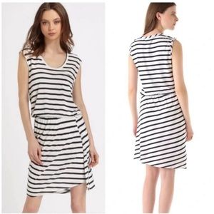 Theory Genessia Fisher‎ Stripe Sleeveless Dress